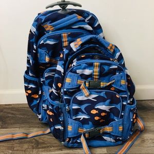 Kids pottery barn travel luggage set